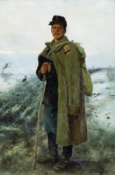 イリヤ・レーピン Painting - 最終戦争の英雄 祖国へ 1878年イリヤ・レーピン